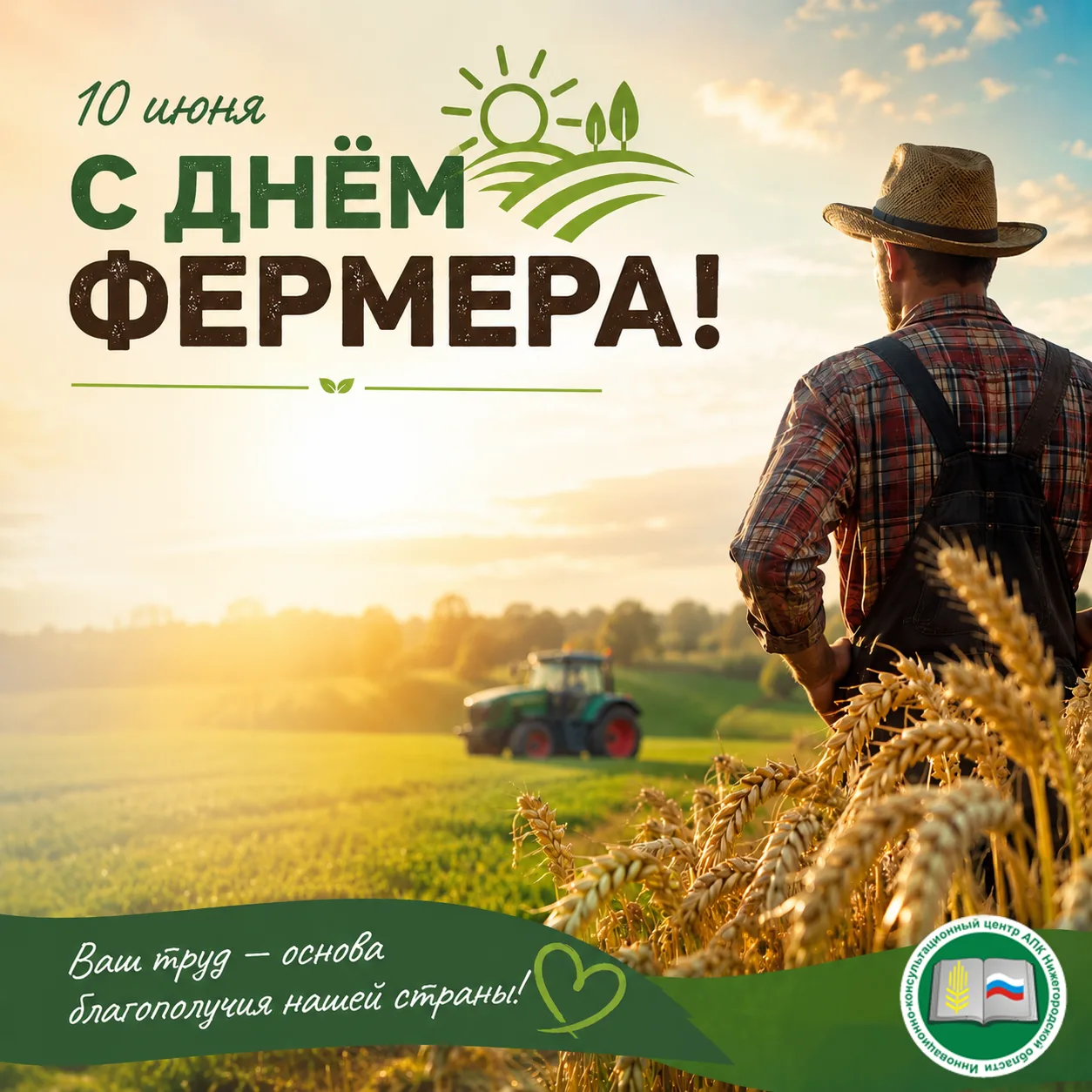 🌾 С Днём фермера!

🎉 10 июня мы поздравляем людей, чей ежедневный труд обеспечивает продовольствен