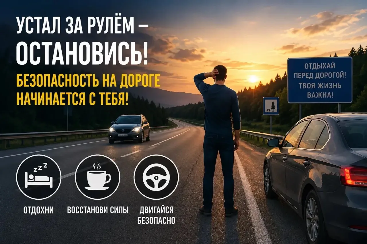 ￼Внимательное отношение к своему здоровью — залог безопасной дороги

‼️Госавтоинспекция Отдела МВД Р