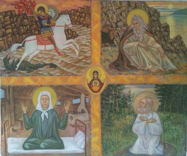 Минусинский художник Александр Терентьев.