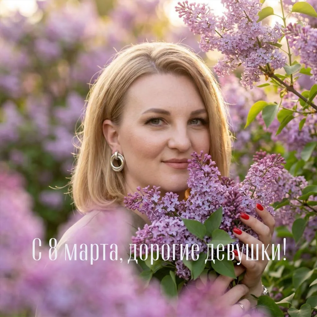 Дорогие девушки! ❤️

На связи Екатерина...

В этот весенний день поздравляю вас с нашим днём! Желаю 
