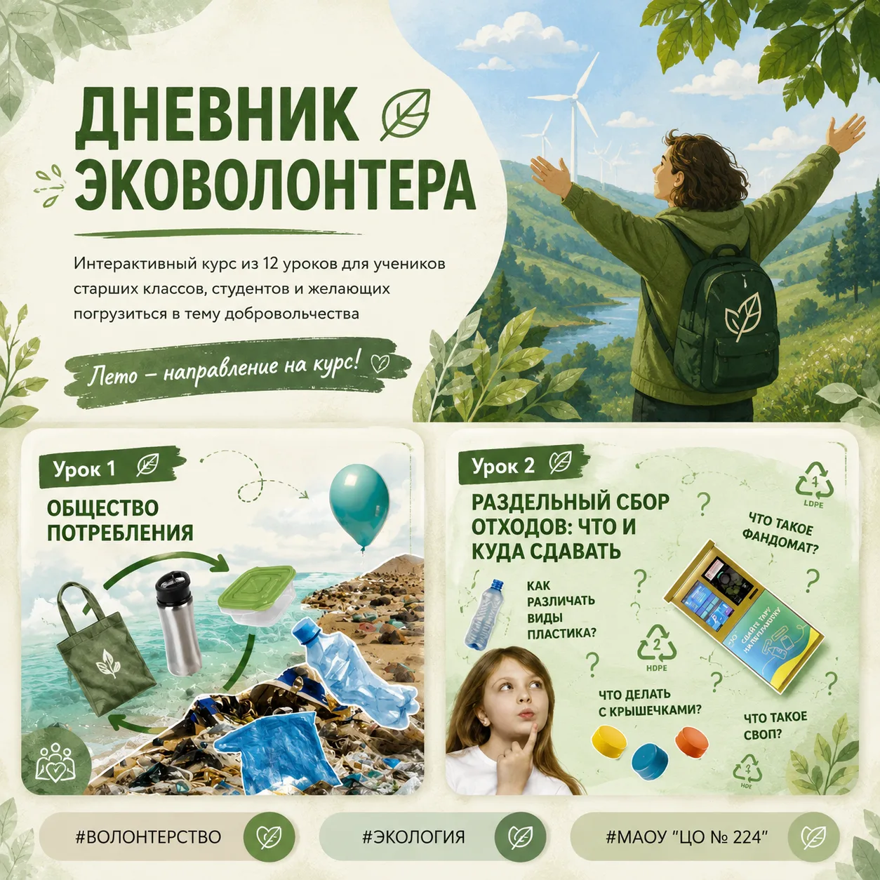 🌍 В рамках «Недели экологии», приуроченной к Дню Эколога, мы приглашаем вас окунуться в мир знаний 