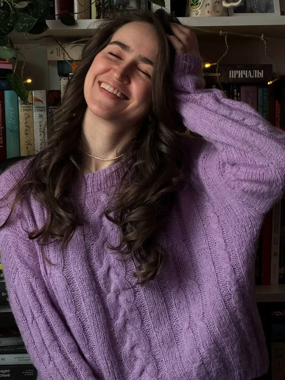 Из Light Alpaca Merino Катя вязала свитер, по винтажному описанию⤵️

🟣Пряжа : Light Alpaca Merino -