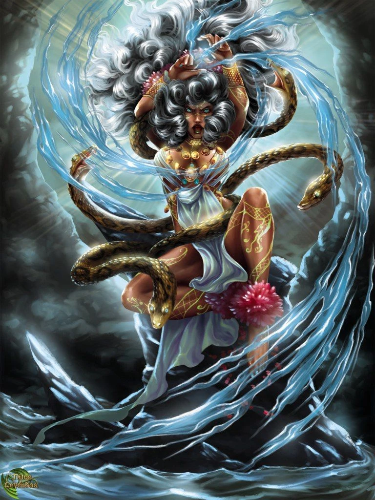 Мами Вата, Mami Wata — это мифическое существо, которое в основном встречается в культуре Африки и д
