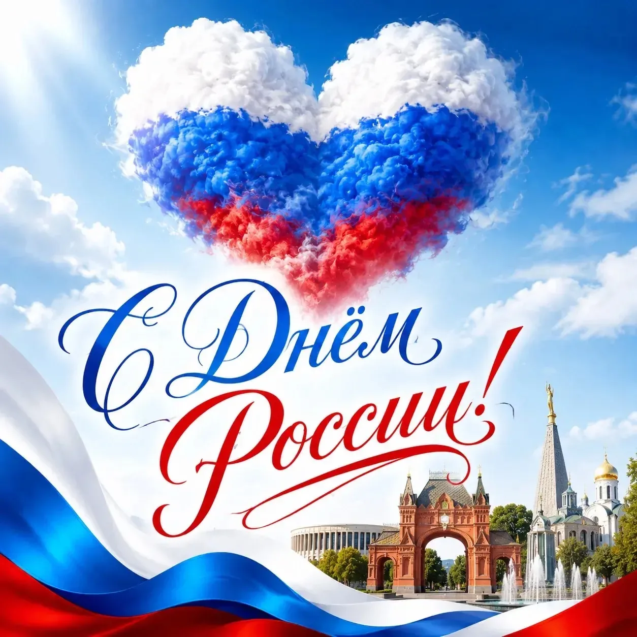 🇷🇺 Поздравляю с праздником – Днем России! 

Нас всех объединяет любовь к Родине и стремление сдела