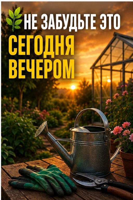 🌱 Сделайте это вечером — потом скажете себе спасибо

Сегодня на даче стоит:
☑ проверить картошку по
