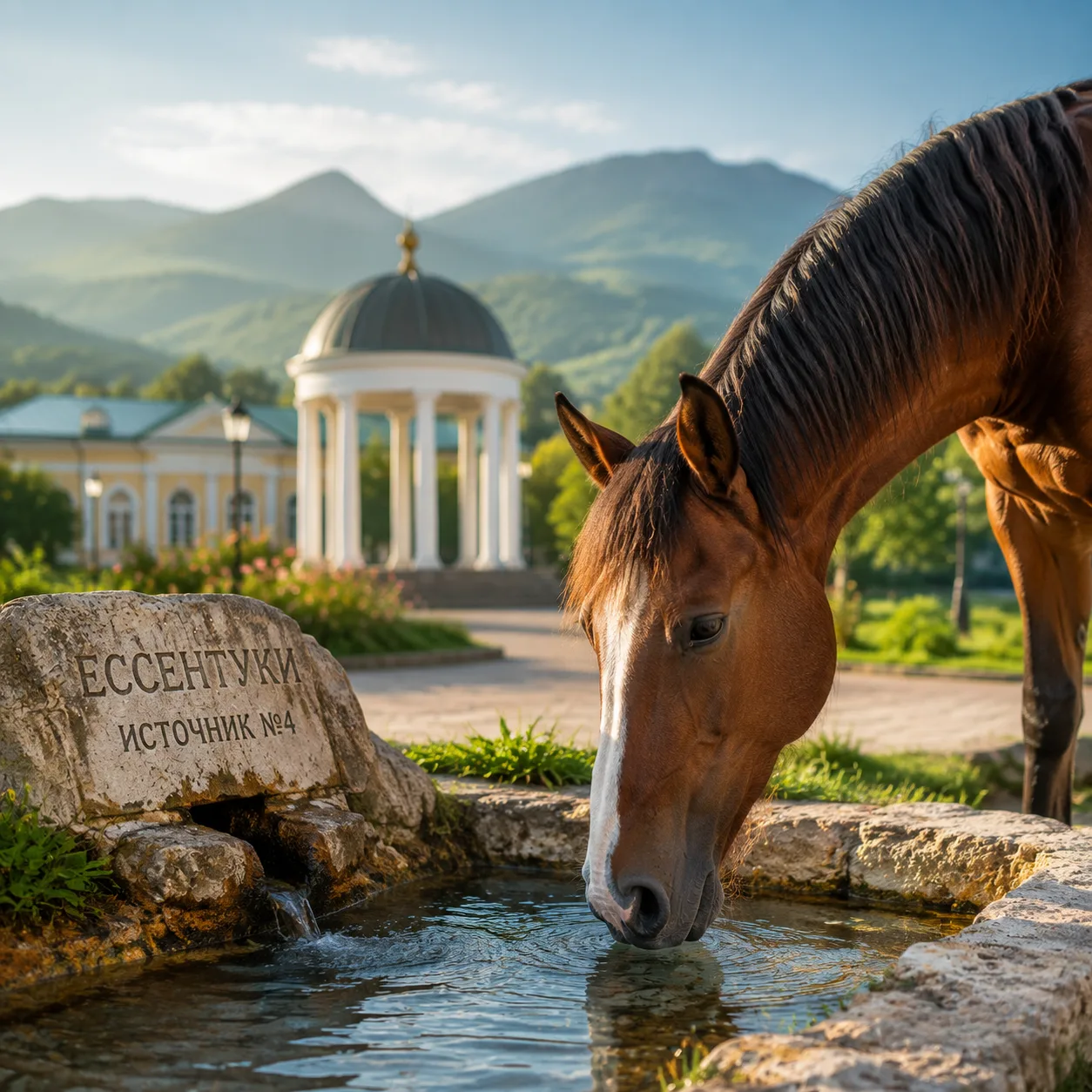 🐴 А вы знали, что знаменитые источники Ессентуков могли открыть… лошади?

С этой легендой связана н