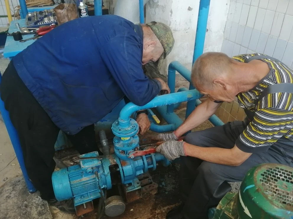 Ремонт электродвигателя 2,2кВт в  котельной "Опытное"