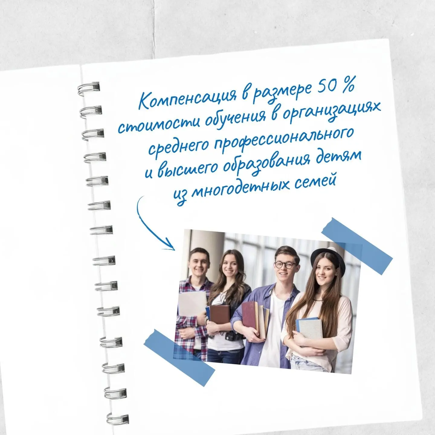 Информация для многодетных семей.
Для многодетных семей с  2025 года введена мера социальной поддерж