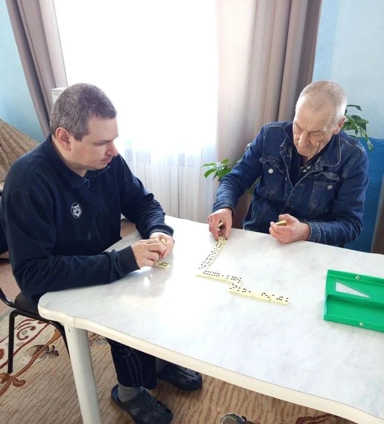 🧩Получатели социальных услуг Краснинского дома-интерната всегда с большим удовольствием играют в на