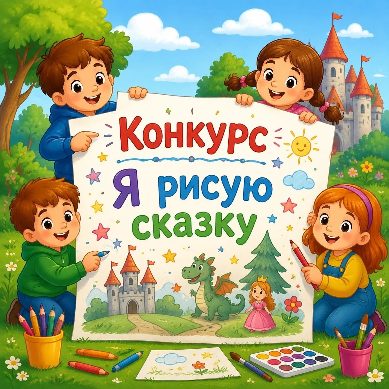 ✨ Внимание, внимание! Волшебство начинается! ✨

Дорогие родители и наши маленькие художники! Рады со