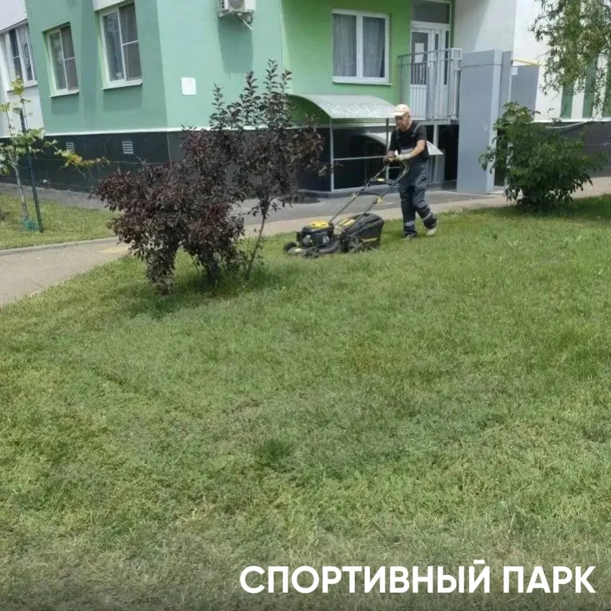 На детской игровой площадке ЖК "Спортивный парк" выполнены работы по восстановлению деревянной балки