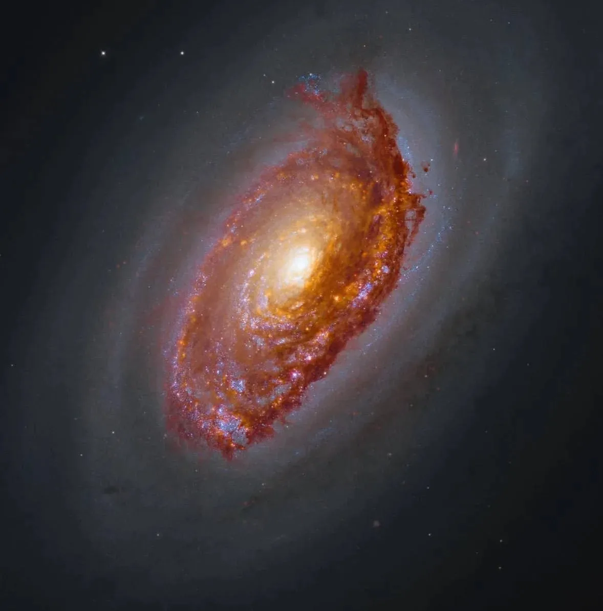 🪐 Messier 64 («Чёрный Глаз», «Спящая Красавица») — спиральная галактика в созвездии Волосы Вероники