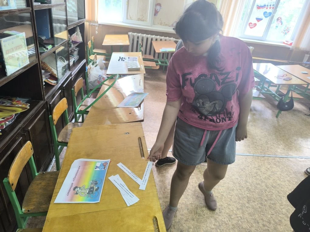 Сегодня, в летнем лагере ГБОУ"Александровская школа" прошла познавательная игровая программа "По дор