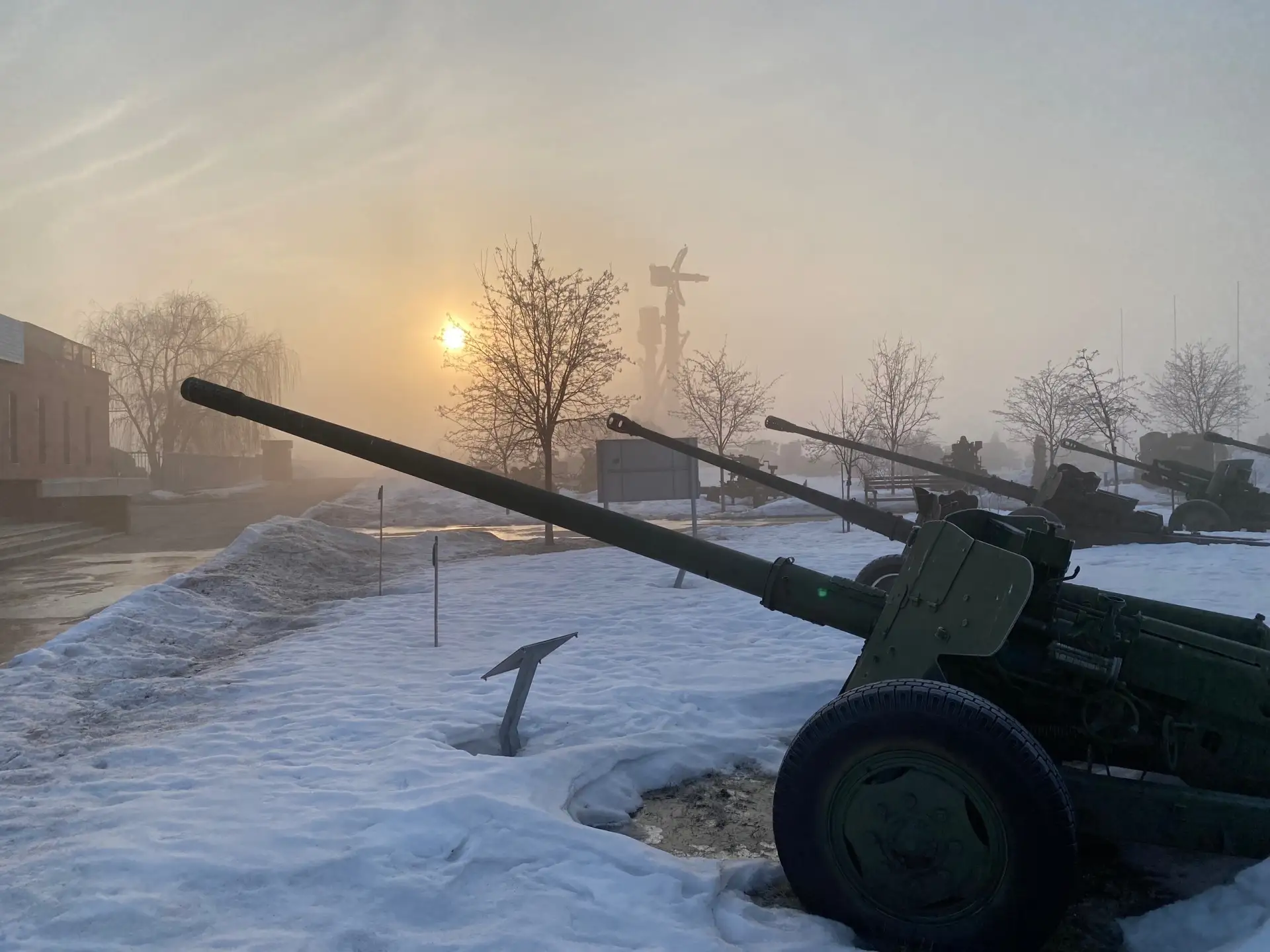 Фото недавнего туманного утра в Парке