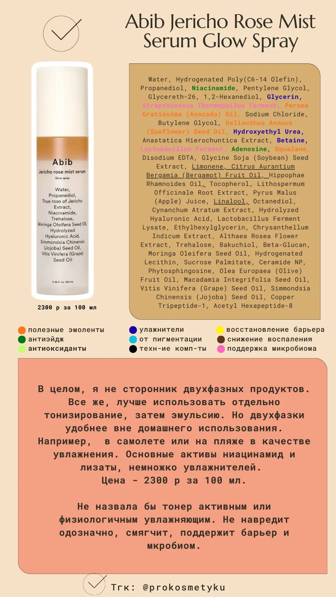 Давно не было рубрики разбора составов. 

Решила посмотреть новинки и самый популярный актив сейчас 