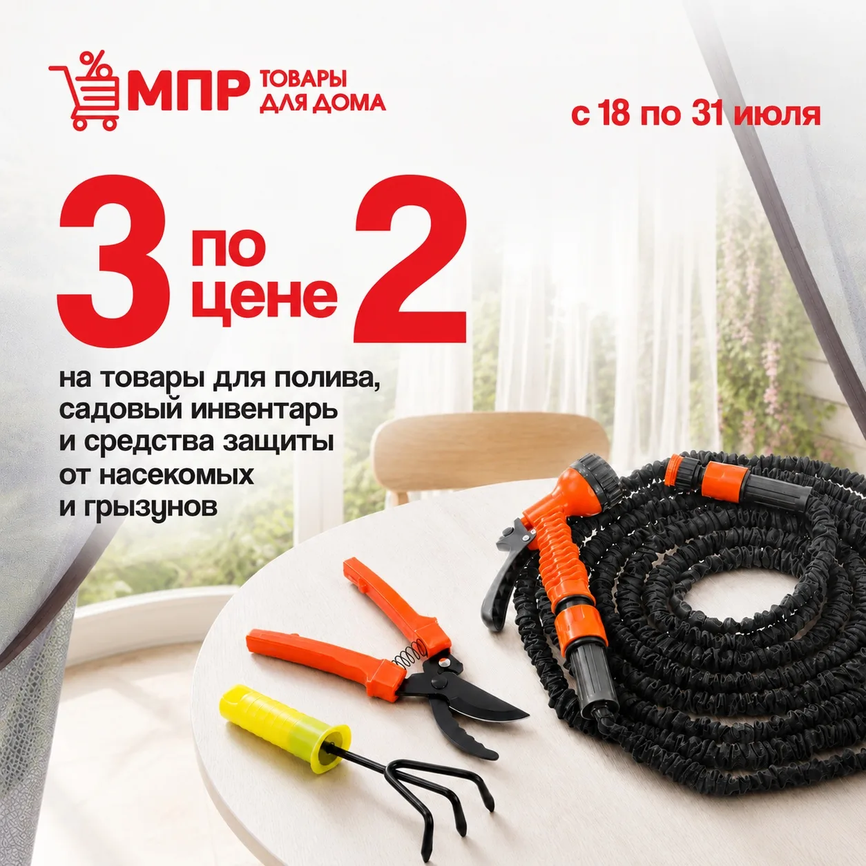 🌿 Пока лето в самом разгаре — самое время привести в порядок сад и огород без лишних трат!

С 18 по
