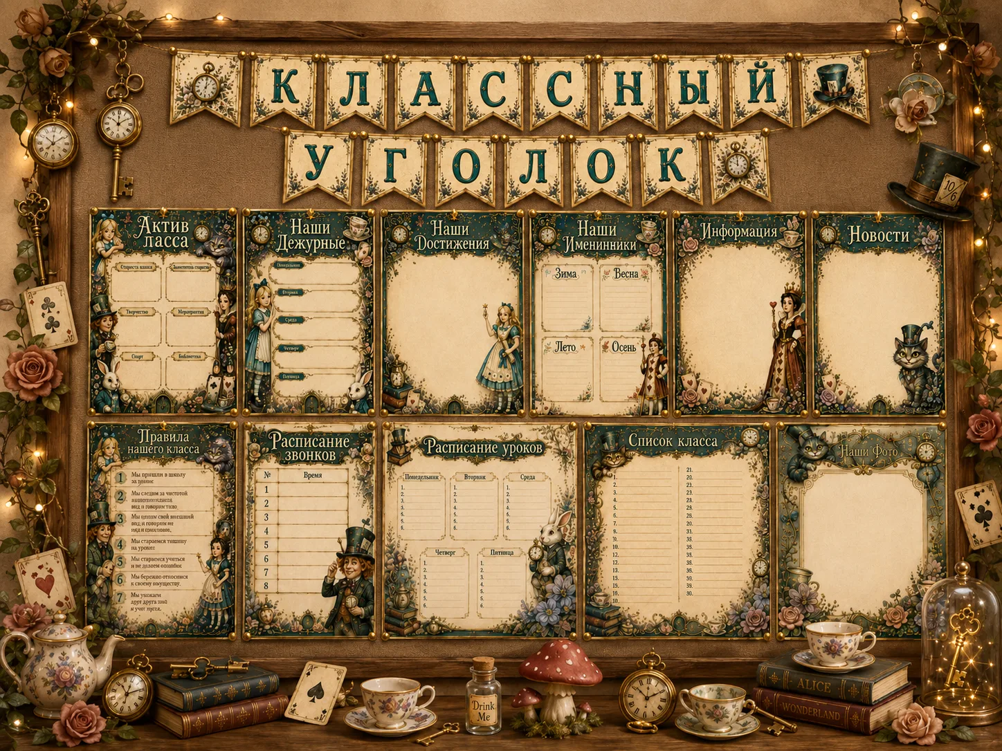 ✨ Ещё не определились, как оформить классный уголок❓

Тогда ловите новинку на канале — готовые класс