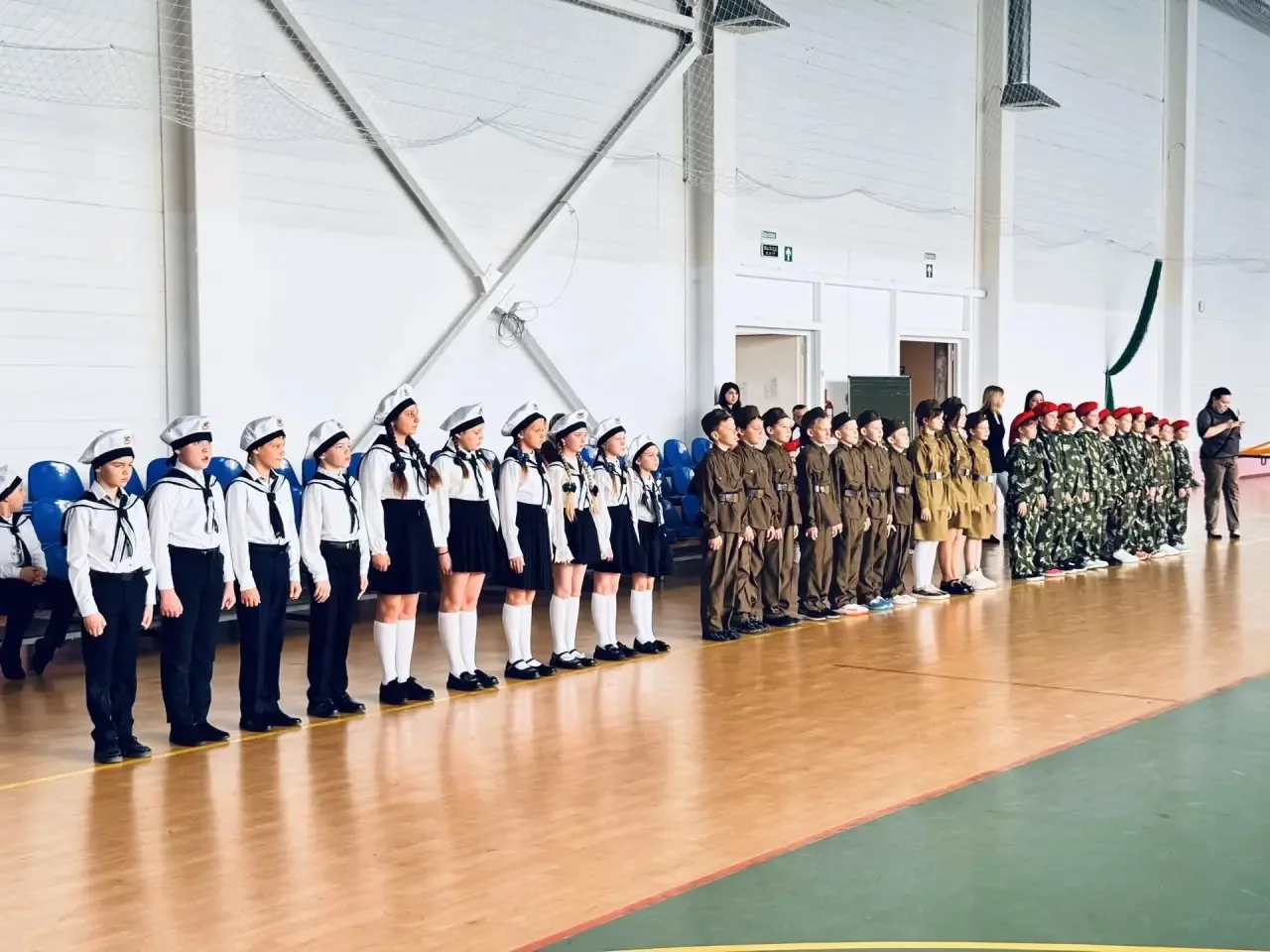 Команда младшей возрастной категории сегодня выступает на зональном этапе Всероссийской военно-патри