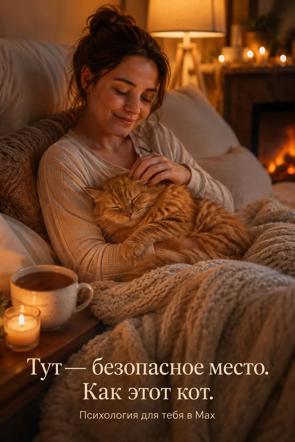 Воскресенье 🕯️🐈

Тут — безопасное место. Как этот кот.

Многие женщины привыкли быть сильными.
Под