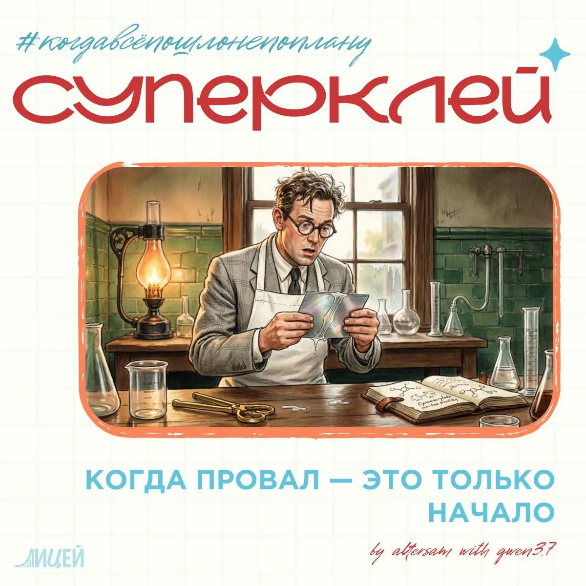 #Суперклей

📌 Суперклей: когда провал — это только начало
1942 год. Химик Гарри Кувер пытается созд
