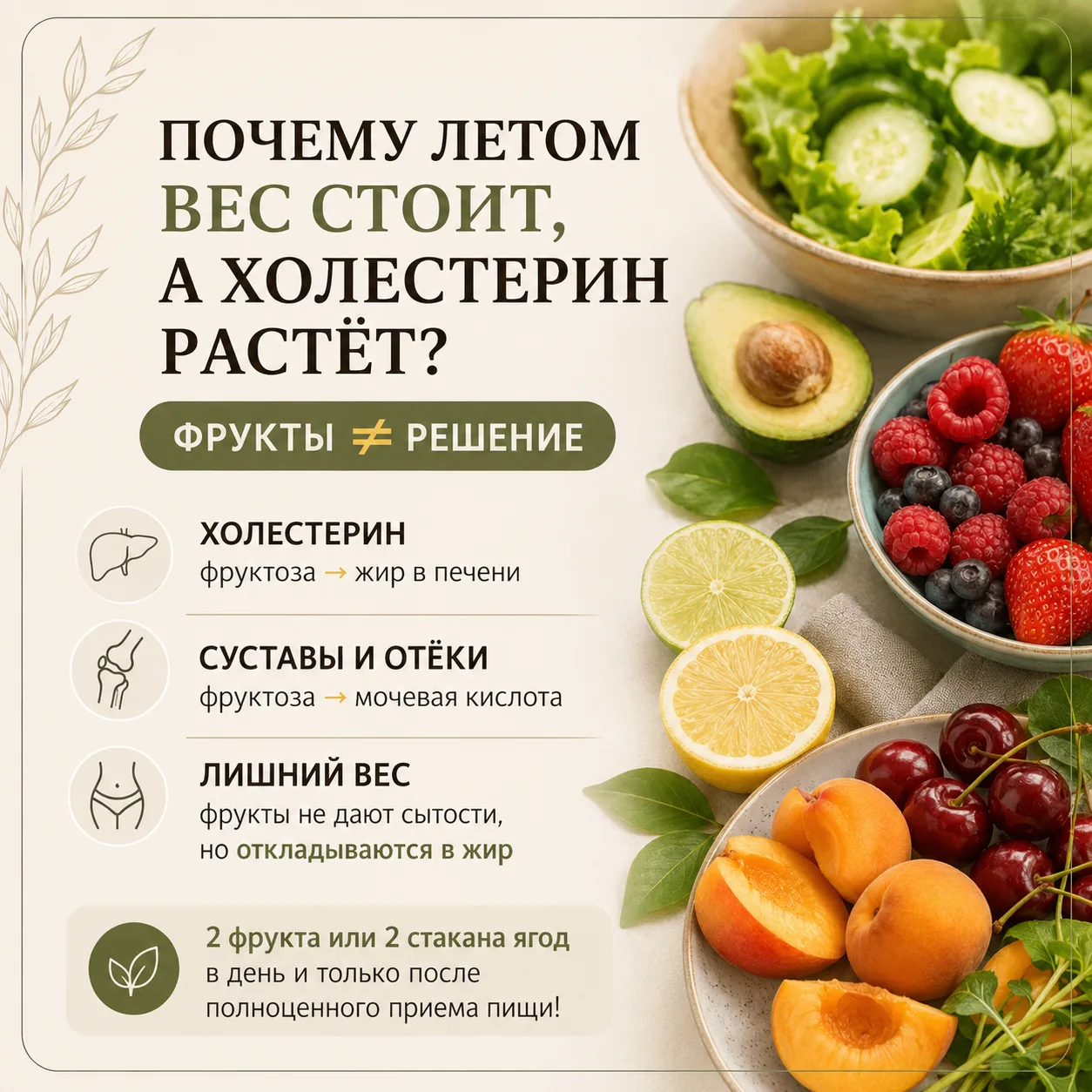 Стоит наступить жаре, как аппетит пропадает совсем, и мы переходим на фрукты. Но вот парадокс: почем