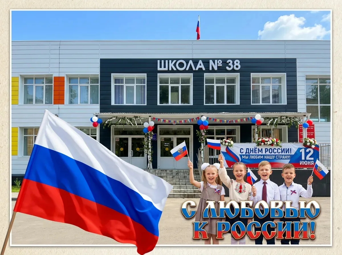 🎉 Дорогие ученики, уважаемые учителя и родители!

🇷🇺 От всей души поздравляем вас с Днём России! 