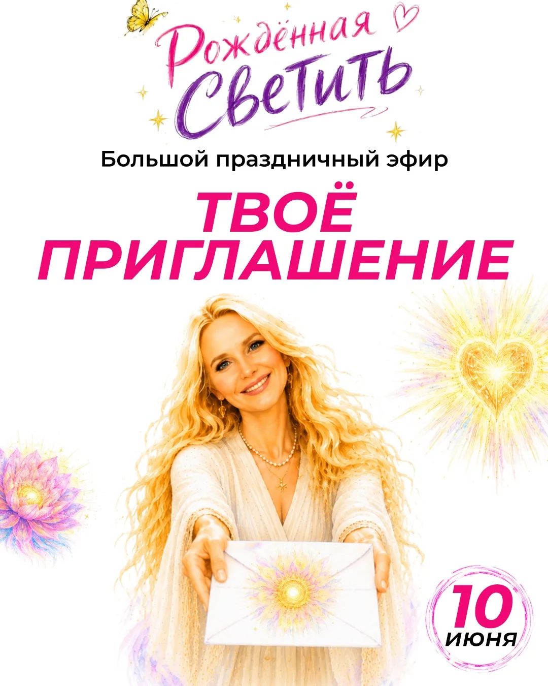 Эфир для женщин, которые созданы для чего-то большего, чем зарабатывание денег, рутина и жизнь на ав