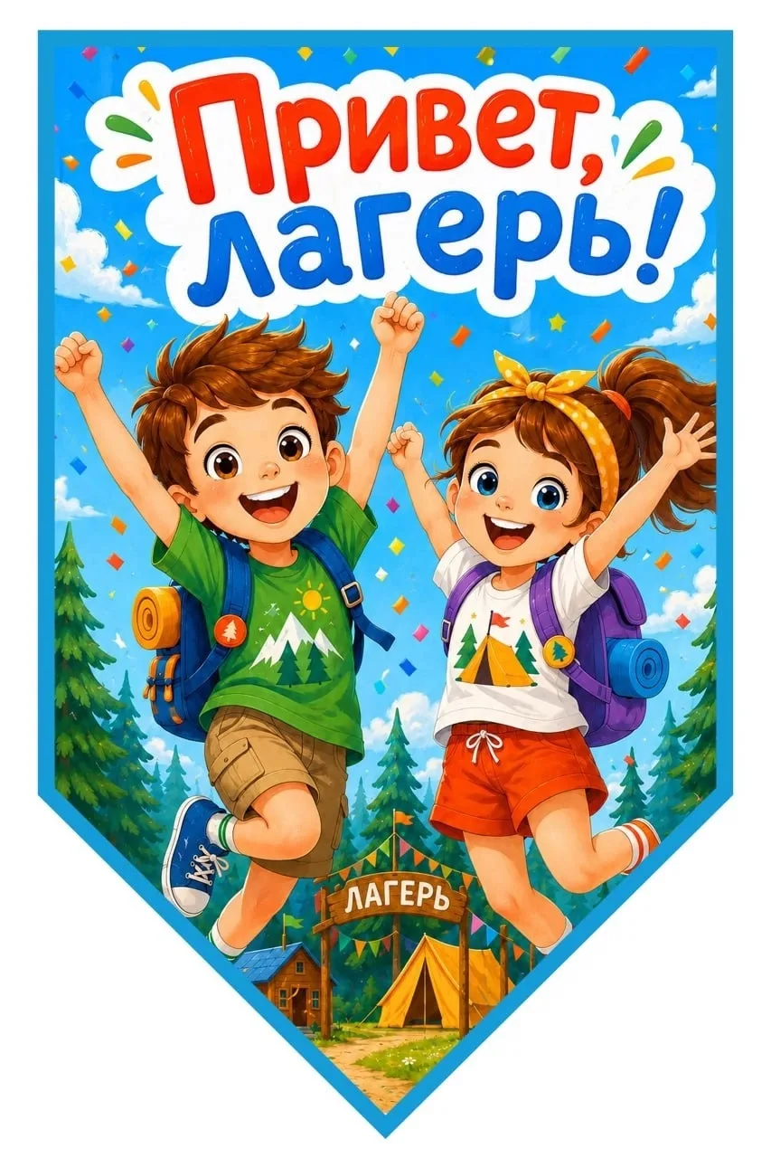 2 смена школьного летнего лагеря 😁