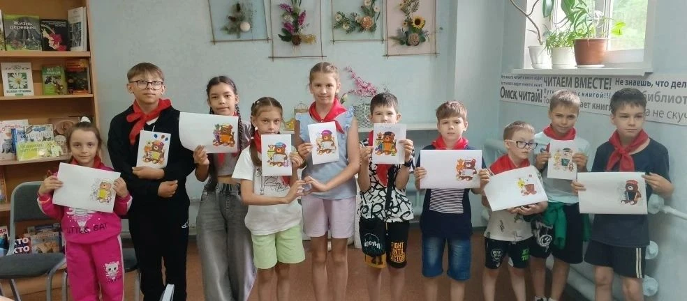 Ребята из нашего лагеря «Доброград» совершили увлекательное литературное путешествие, посетив библио