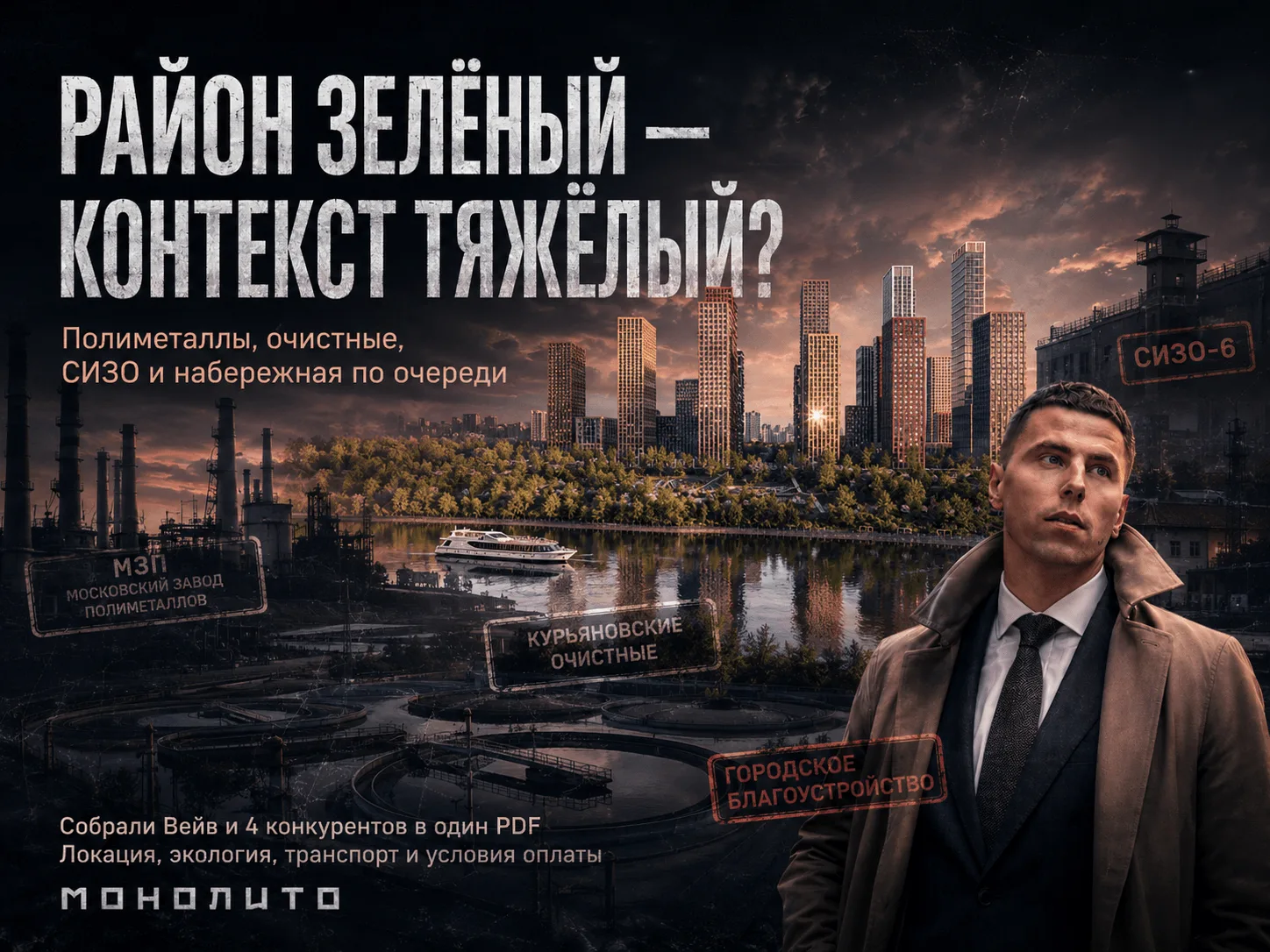 Ранее о Вейве — смена застройщика, оптимизация продукта, паркинг и метро. Сегодня про район.

Москво