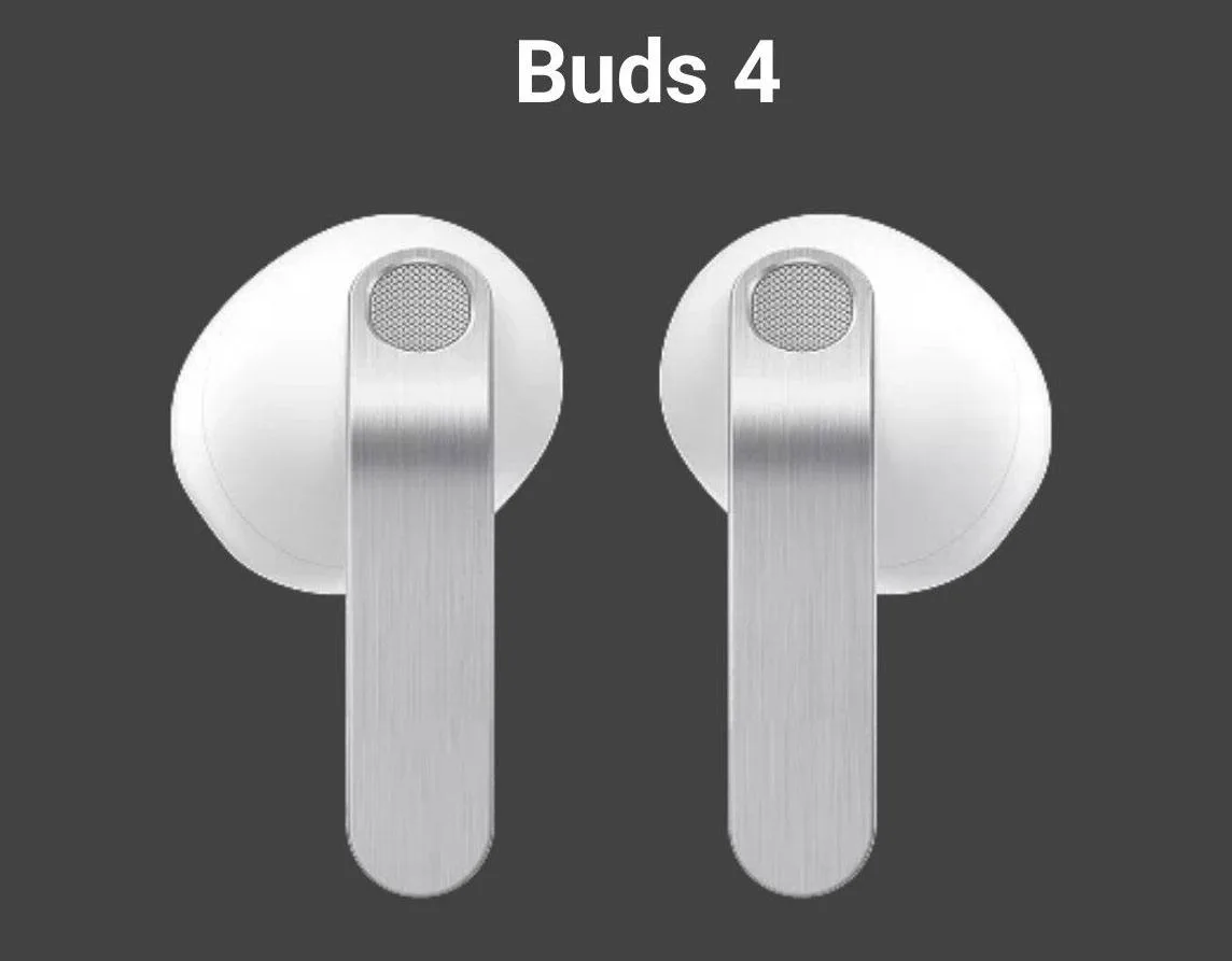 Утечка: официальные рендеры Samsung Galaxy Buds 4

Издание Android Authority опубликовало официальны
