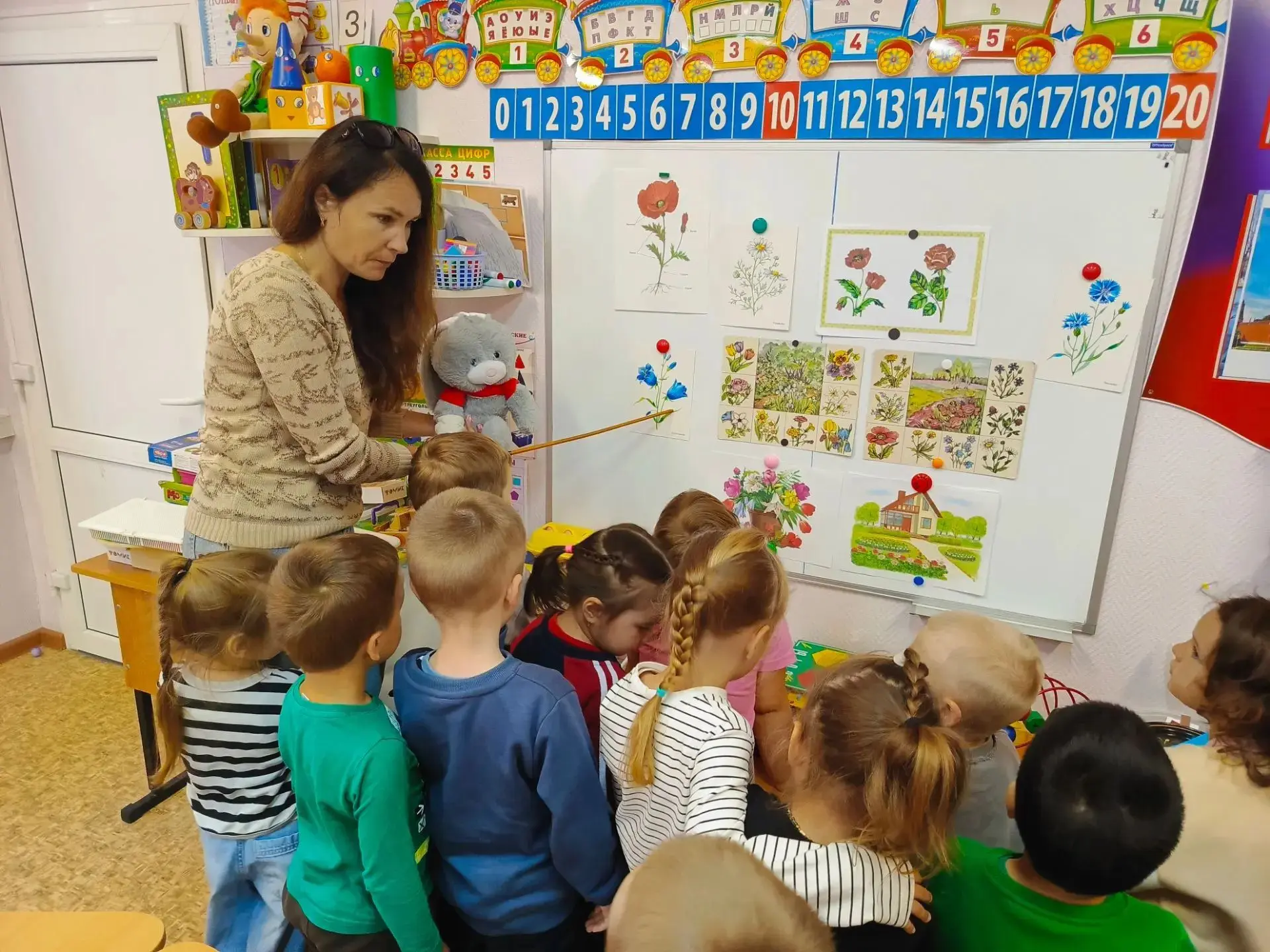 В младшей группе дошкольного отделения №25 МБОУ "СОШ №2 г. Шатуры" на тематической недели "Природа в