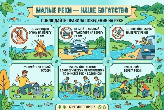 🌊 МАЛЫЕ РЕКИ — БОЛЬШОЕ ДЕЛО!

Продолжаем рассказывать о проекте «Волонтеры малых рек» — победителе 