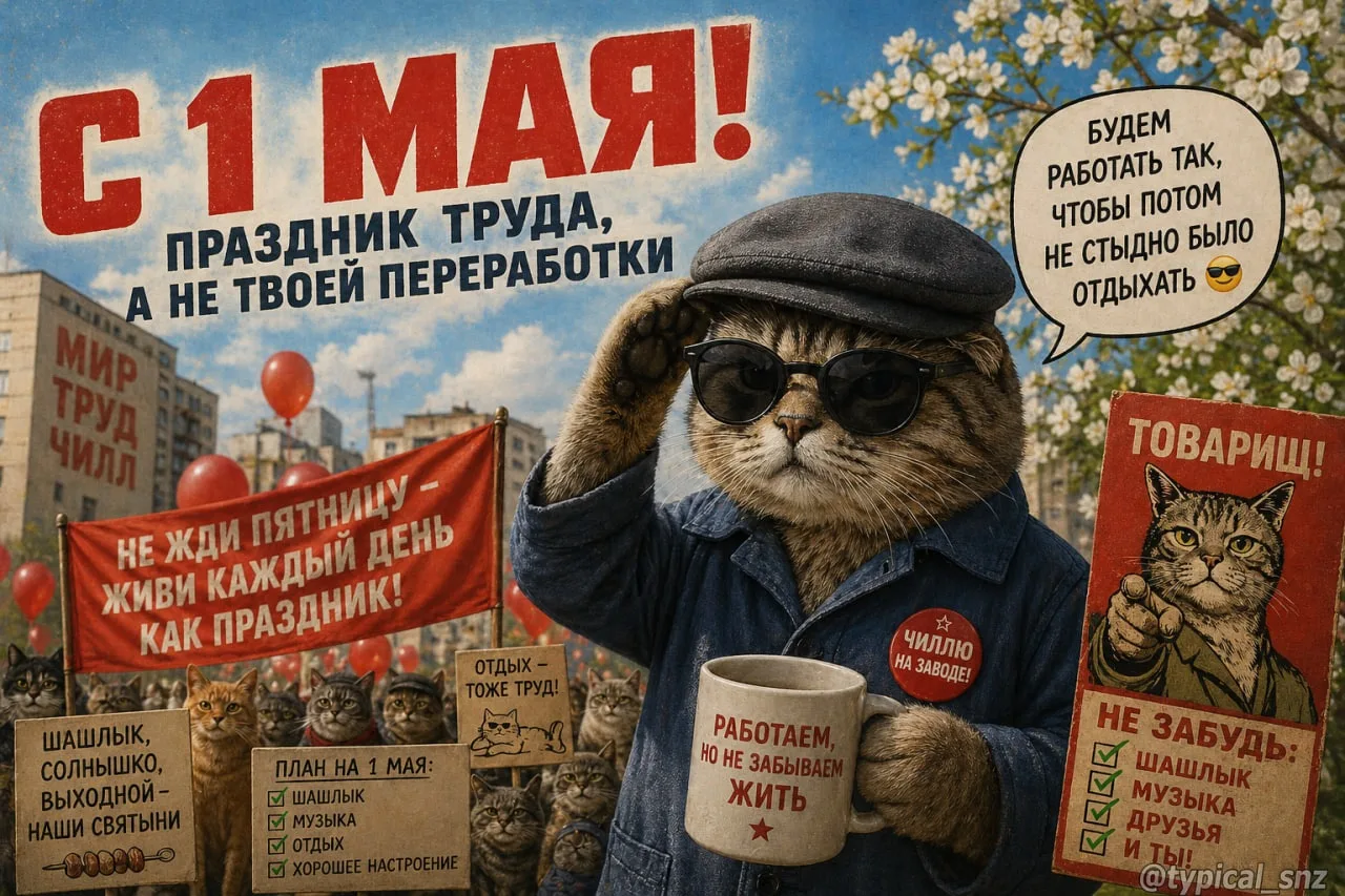 С праздником, товарищи!