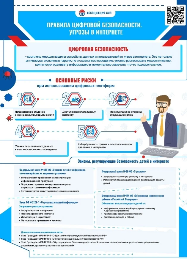 Напоминаем о важных правилах цифровой безопасности ❗️