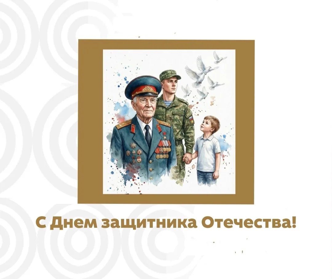 Дорогие мужчины — защитники, наставники, отцы и педагоги! 🎖

Сегодня мы чествуем воинов, тех, кто з