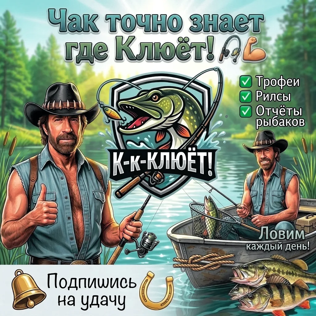 ✅ Мы тоже знаем где К-к-Клюёт! 🎣👍👀

❗98% рыбаков вашего региона уже подписались на этот канал 🔔 