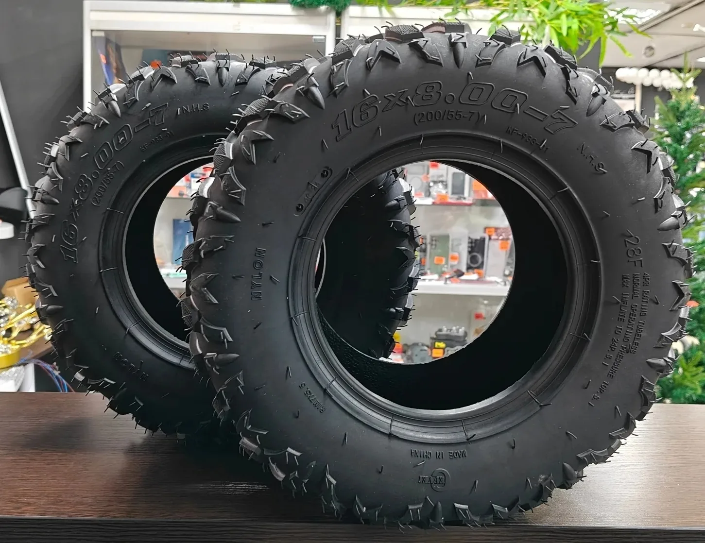 Шины для квадроциклов 16x8-7, подходят для квадроциклов, экскурсионных автомобилей, патрульных машин
