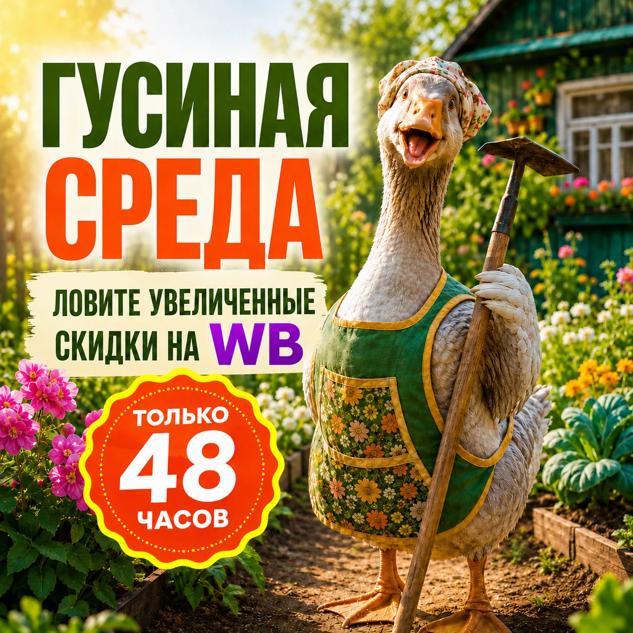 💥 СУПЕРЦЕНЫ НА WB УЖЕ ПРИЛЕТЕЛИ. ГУСЬ СНОВА В ДЕЛЕ!

Думаете, сажать уже поздно? А вот и нет 🌱
Наш