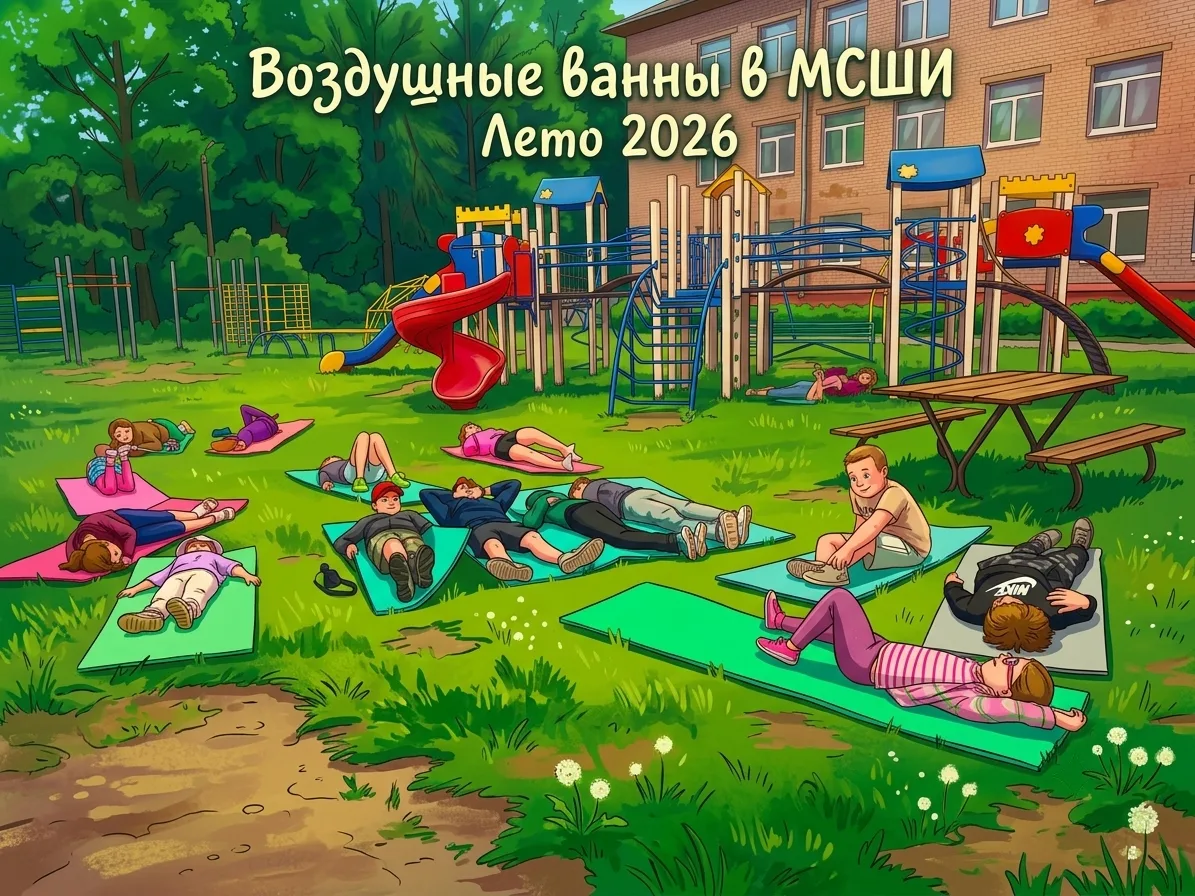 В летнем пришкольном оздоровительном лагере дети принимают воздушные ванны, посещают фотарий, галока