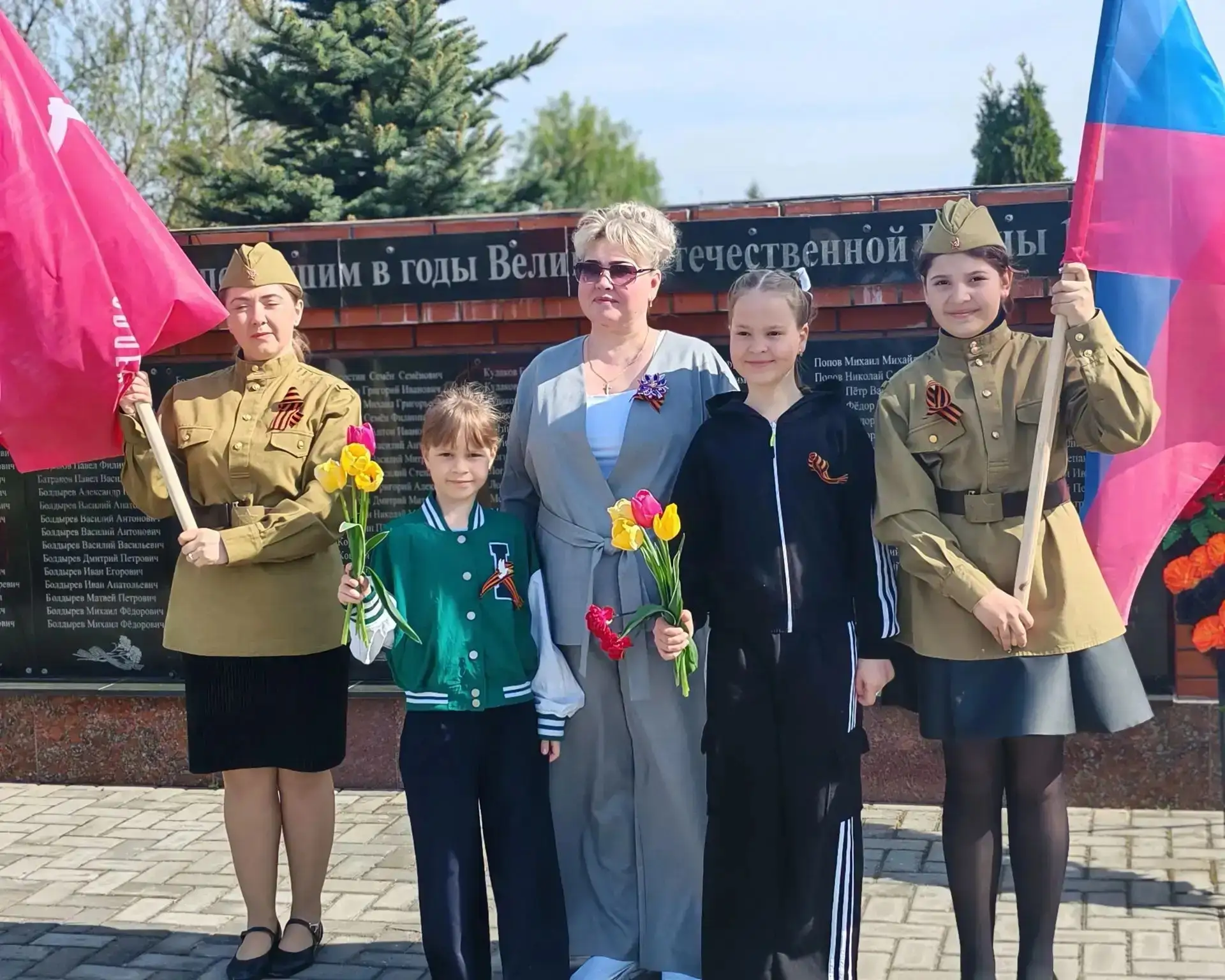 День Победы️🎗🌟Сегодня в  селе Косыревка, у памятника погибшим воинам прошел торжественный митинг, 