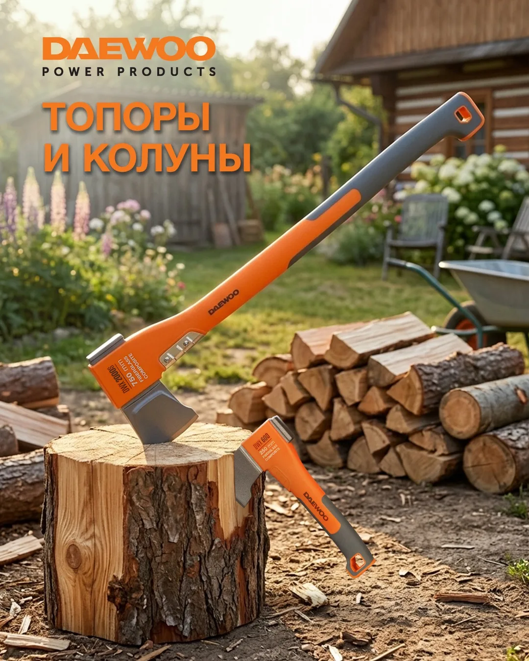 🔥Если нужен топор, который реально упрощает работу - это он! 

✔️Лезвие, которое работает быстрее и