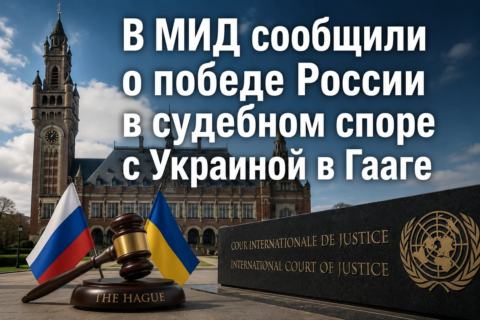 В МИД сообщили о победе России в судебном споре с Украиной в Гааге

МИД: Россия победила Украину в м