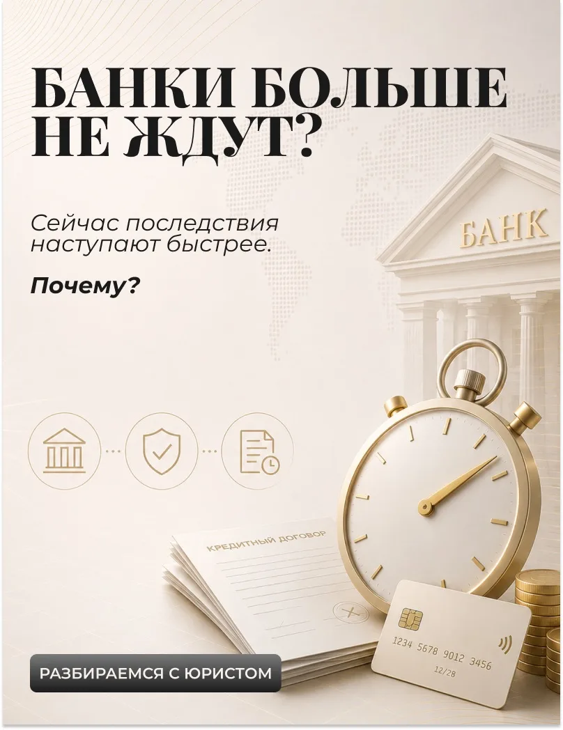 ⚠️ Банки больше не ждут: что изменилось для должников в 2026 году?

Если раньше многие надеялись, чт