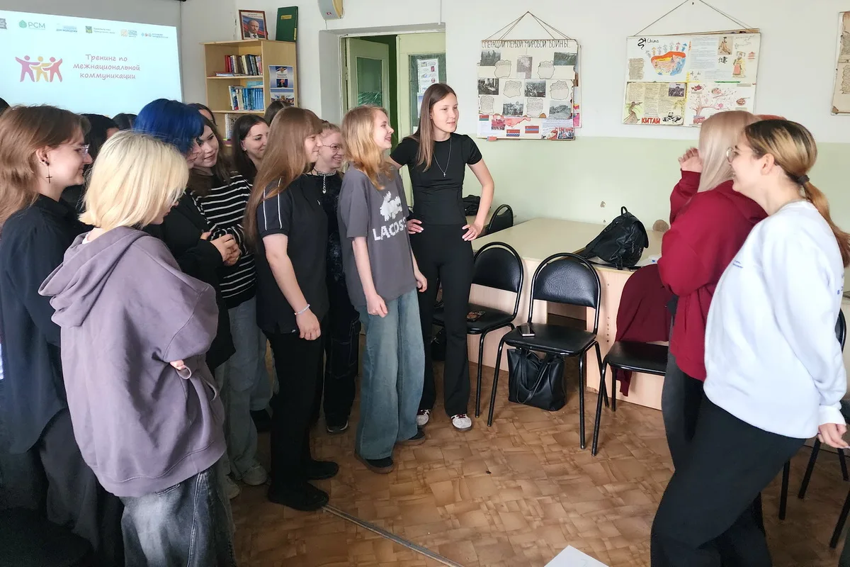 📢 Студенты УАПК продолжают участие в тренингах по межнациональной коммуникации в рамках проекта «Ра