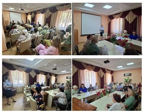 Сегодня на базе КЦСОН состоялась встреча членов Совета ветеранов Кировского района, сотрудников учре