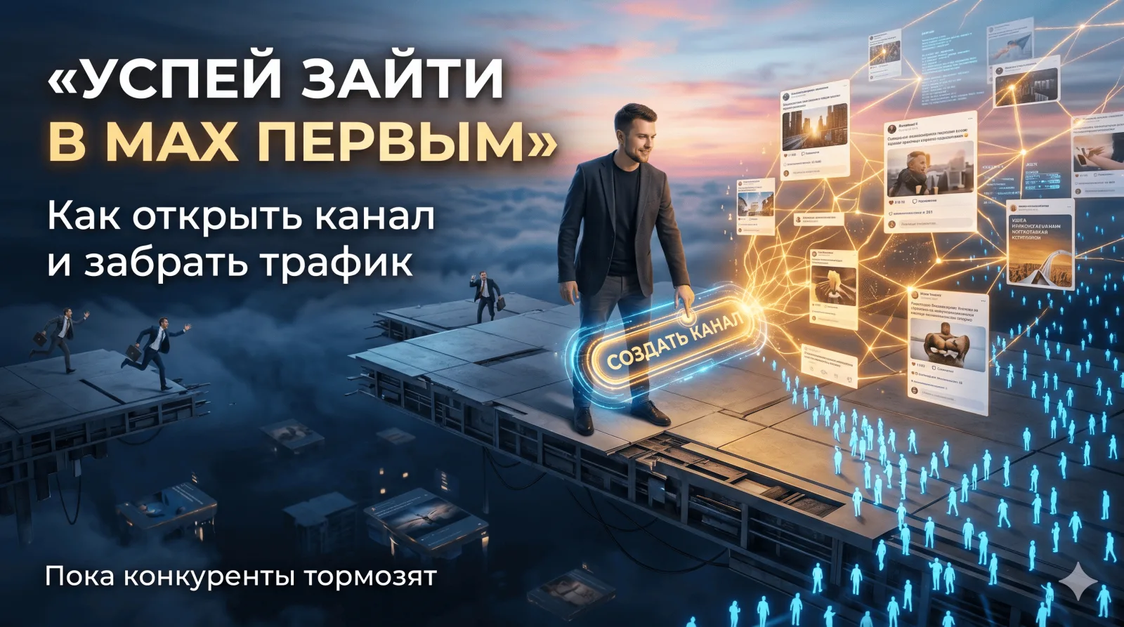 Предлагаем привлечение целевой аудитории в МАХ.
Возможны критерии: Страна, Город, Пол, Возраст.

✓ 1