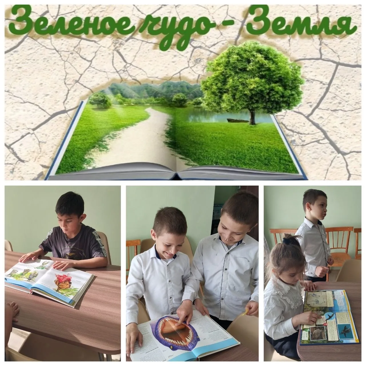🌍"Зелёное чудо - Земля"🌏

🌍В Кременчуг-Константиновской библиотеке проведена беседа к Международн
