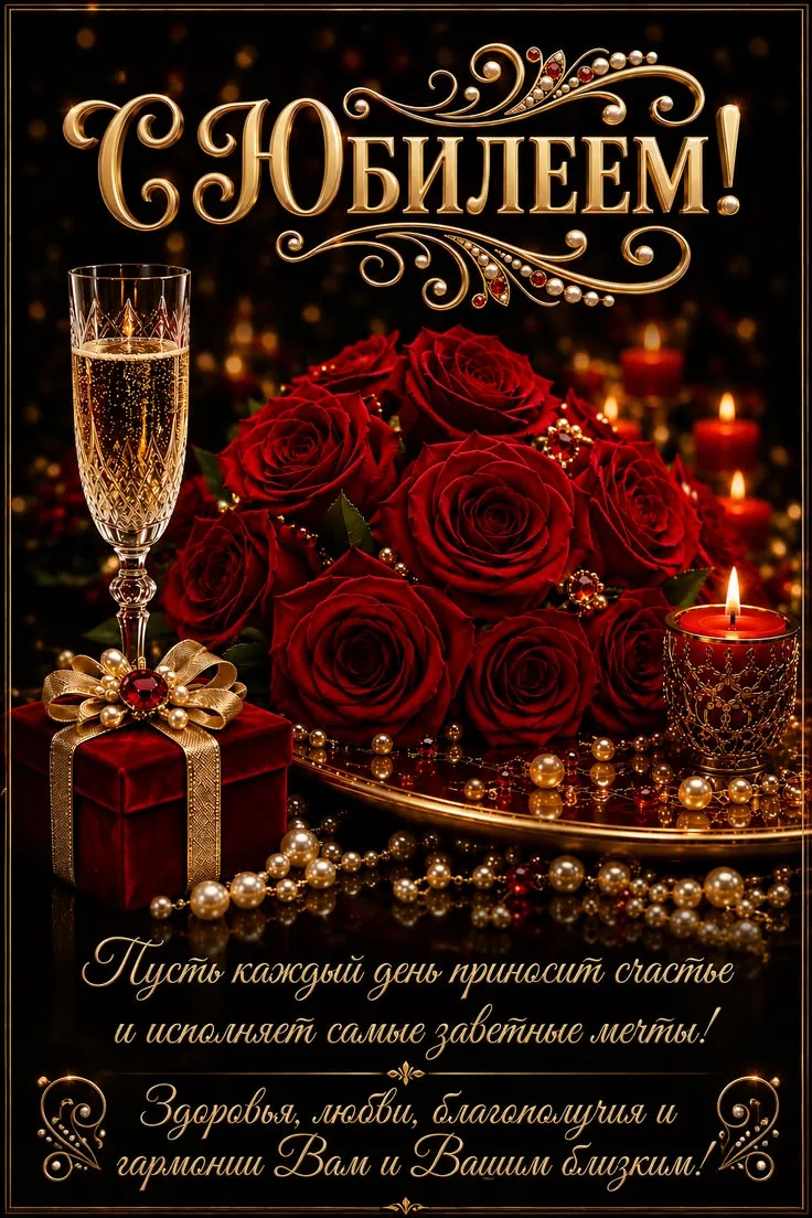 #сднёмрождения #юбилей
Подпишитесь,✍️ 
всегда пригодится👇
НАШИ КАНАЛЫ:

ОТКРЫТКИ ДЛЯ ВАС 💌 
🎉 С Д