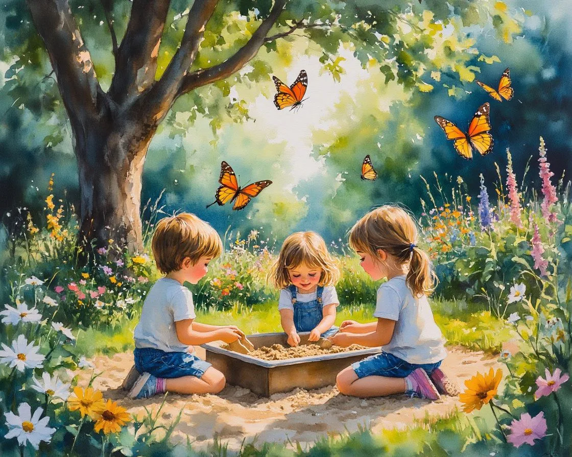 🦋 Новая неделя — новые летние приключения! 

Малышей ждут весёлые игры на свежем воздухе, рисование